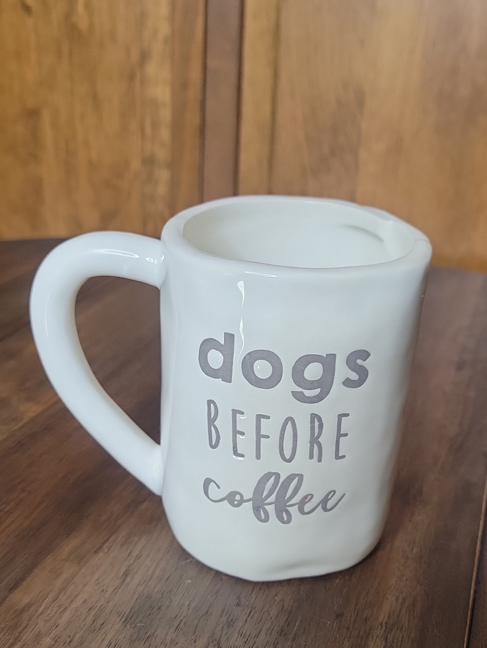 Mud Pie DOGS BEFORE COFFEE Tea Coffee Ceramic Mug